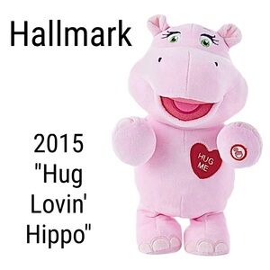 Retired Hallmark Animated Hug Lovin Hippo